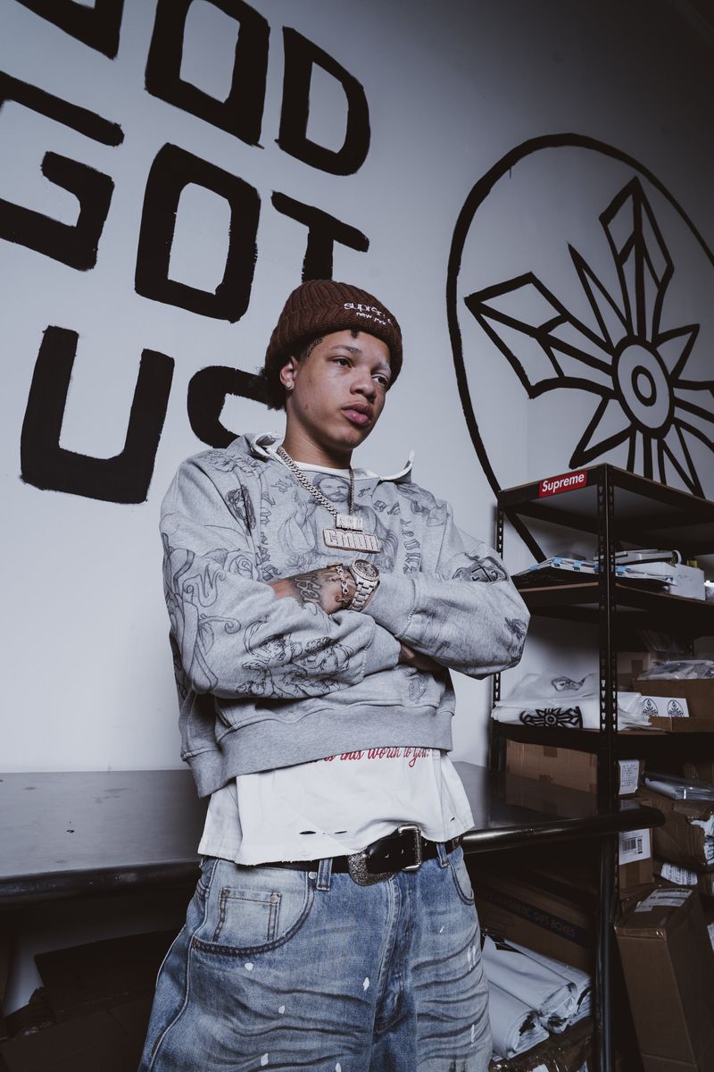 We Are Righteous God's Favorite Distressed Hoodie