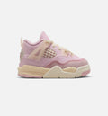 Air Jordan 4 Retro Pink Pearl & Iced Carmine – Infant & Toddler Lifestyle Shoe | Iced Carmine/Coconut Milk/Anthracite/Muslin/Pinksicle