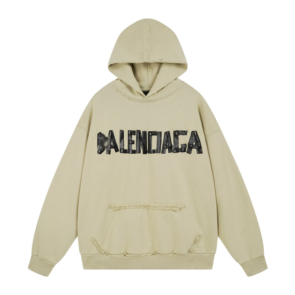 Balenciaga Print LOGO Hoodie