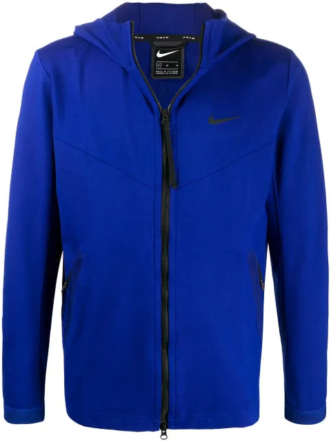 Nike zip-front hooded sweatshirt