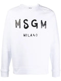 MSGM printed logo sweatshirt