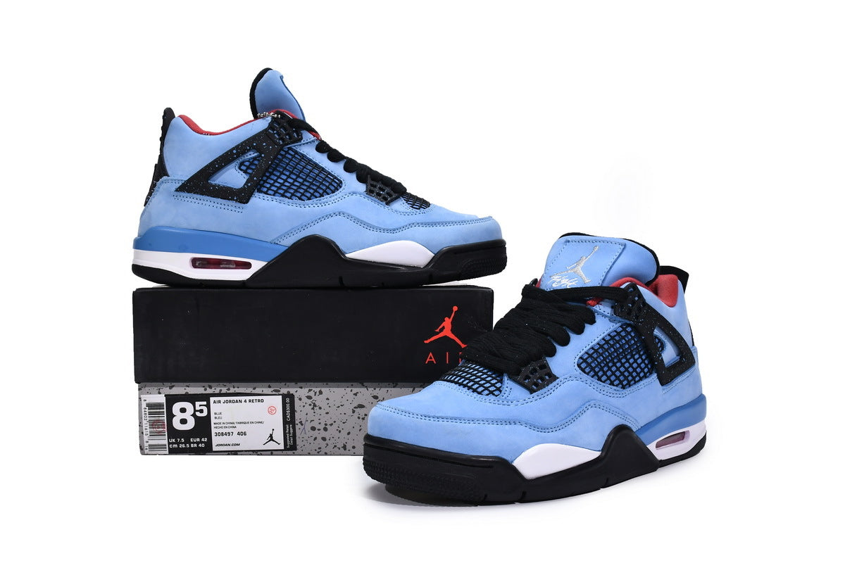 Travis scott x Air Jordan 4 Retro Cactus Jack Reps Sneakers 308497-406