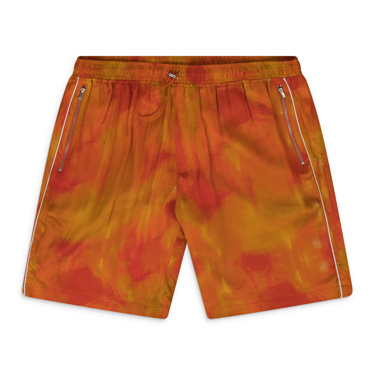 Orange Bassar Running Shorts