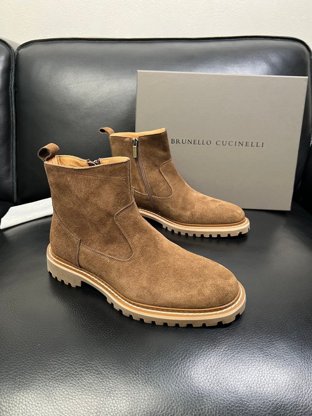 2025SS Suede ankle boots