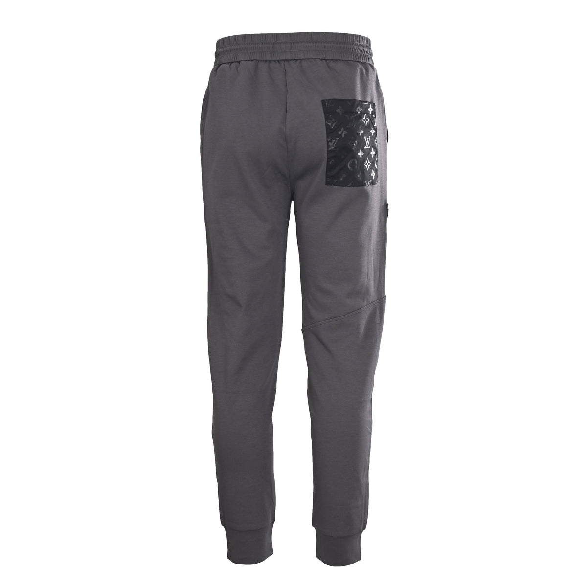 Printed Zip-Pocket Cuffed Jogger Trousers