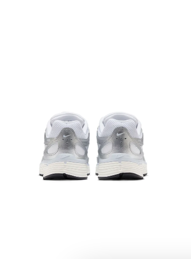 Nike Women's P-6000 'White/Metallic Silver' Sneakers