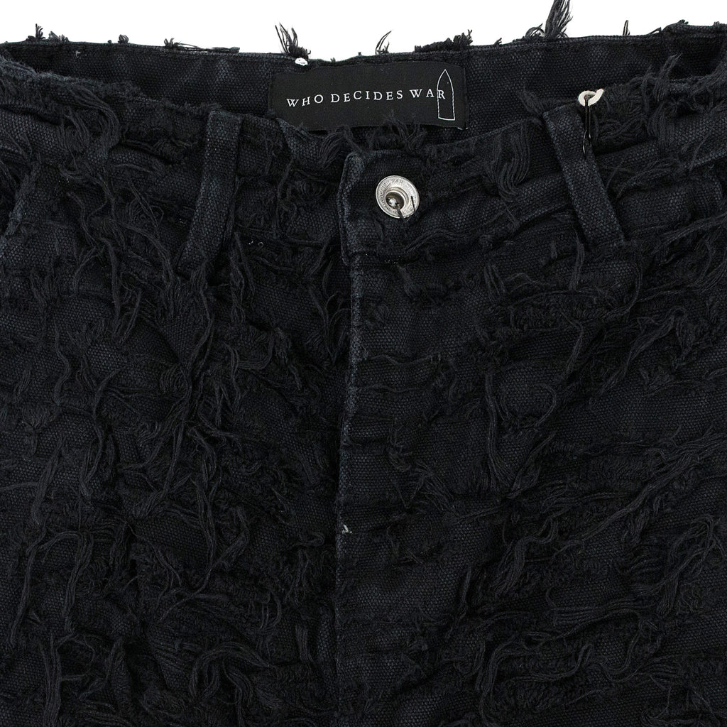 BLACK HUSK WIDE LEG PANTS