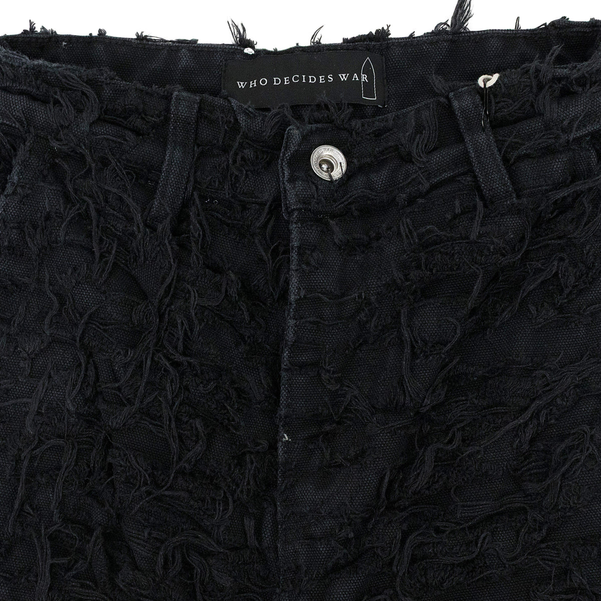 BLACK HUSK WIDE LEG PANTS