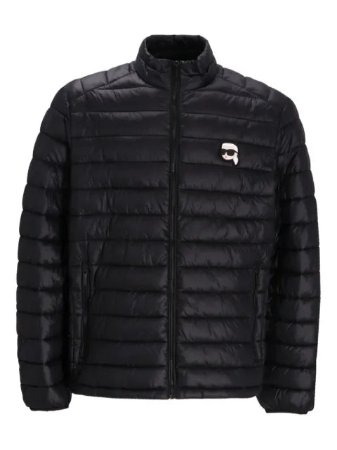 Karl Lagerfeld quilted logo jacket