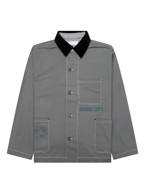 Honor The Gift Chore city-graphic shirt jacket