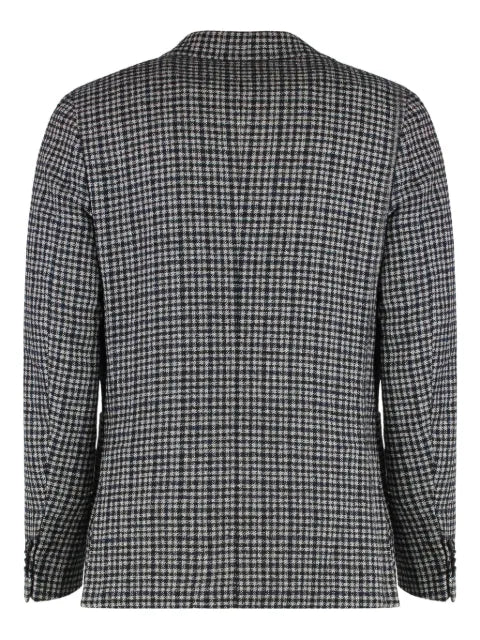 Zegna checked single-breasted blazer