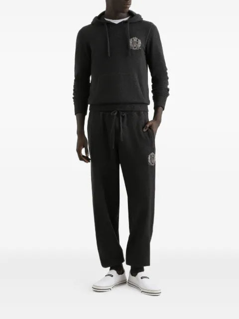Dolce & Gabbana logo-embroidered hoodie