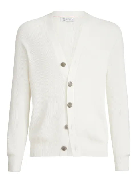 Brunello Cucinelli english rib raglan cardigan