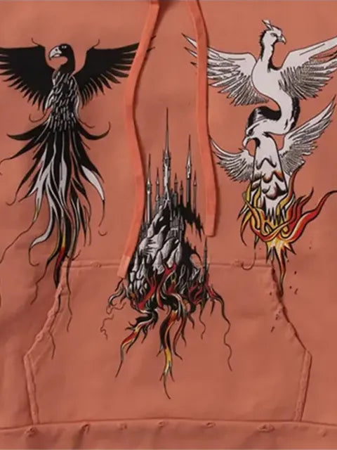Who Decides War winged hoodie