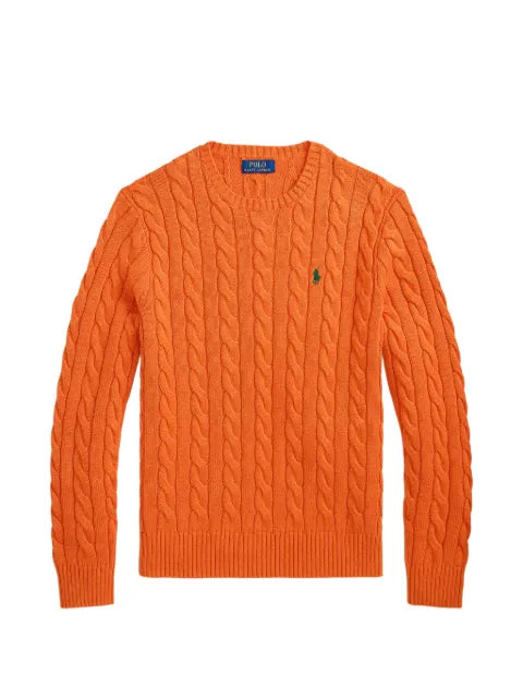 Polo Ralph Lauren cable-knit Pony-motif sweater