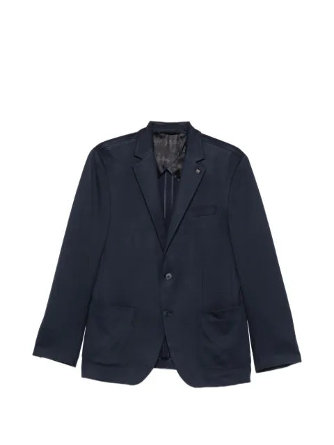Karl Lagerfeld notched-lapel patch-pocket jacket