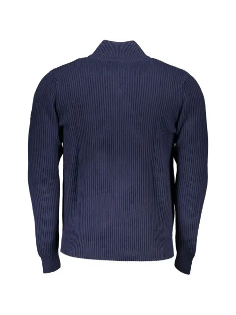 North Sails ribbed-knit zip-up cardigan