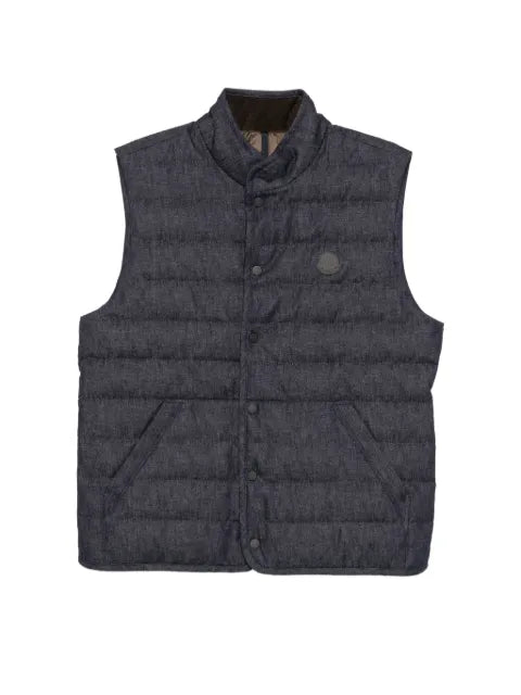 Moncler Liorane denim down gilet