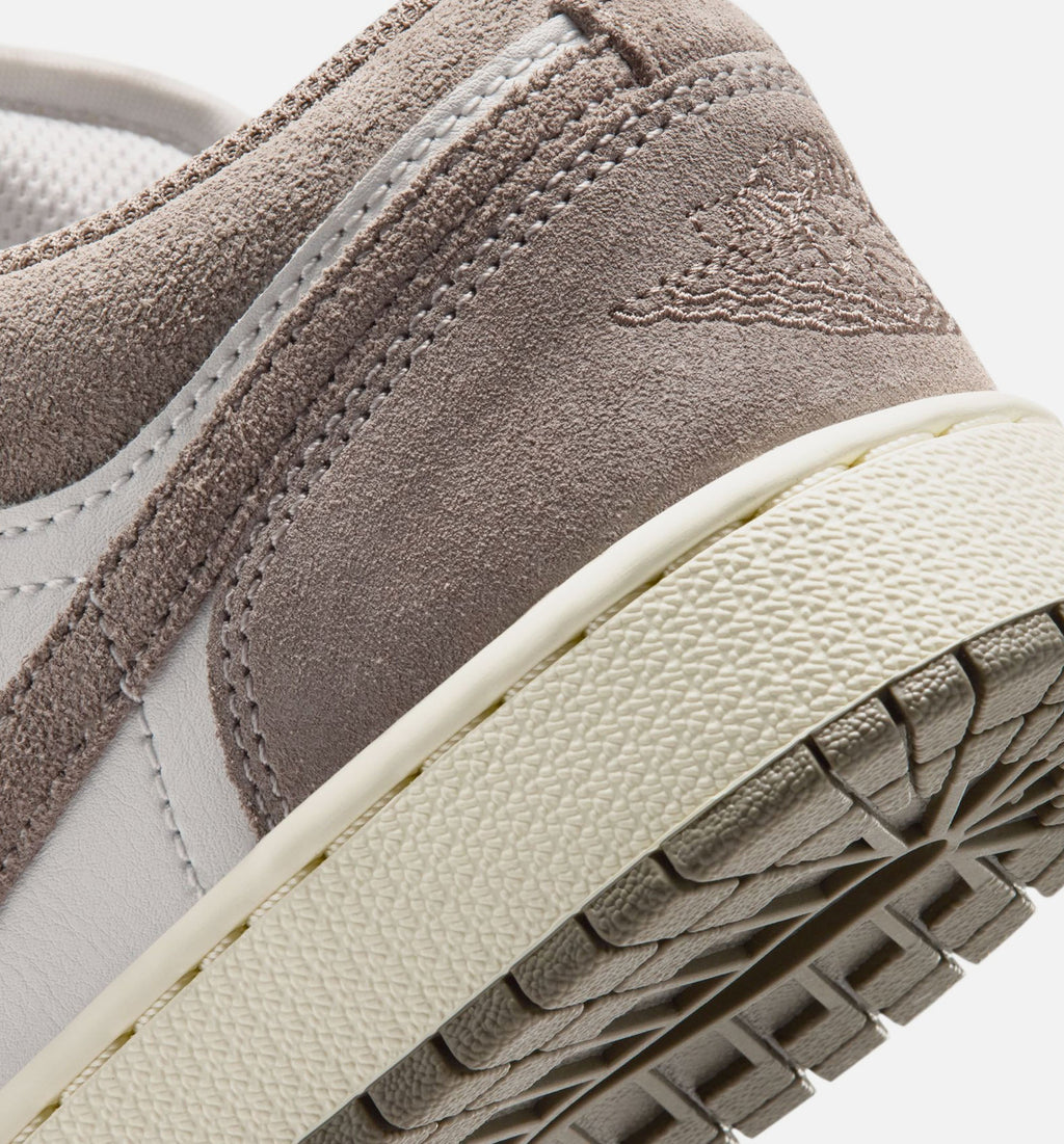 Air Jordan 1 Low Grade School Youth Sneakers - Olive Green