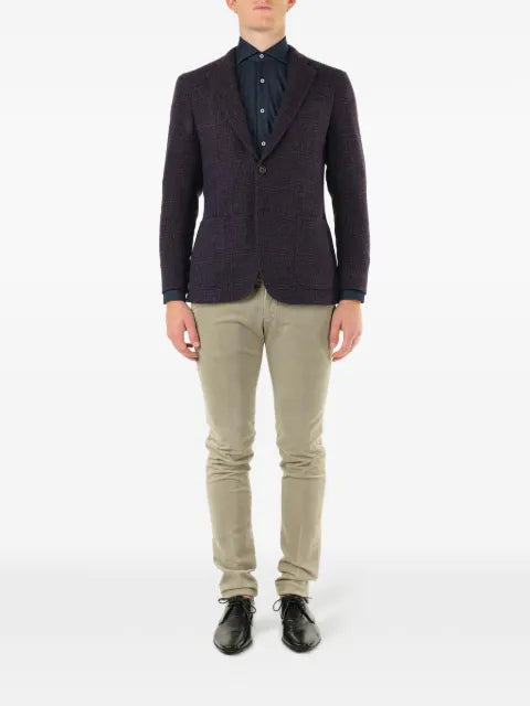 Al Duca D’Aosta 1902 check-pattern blazer