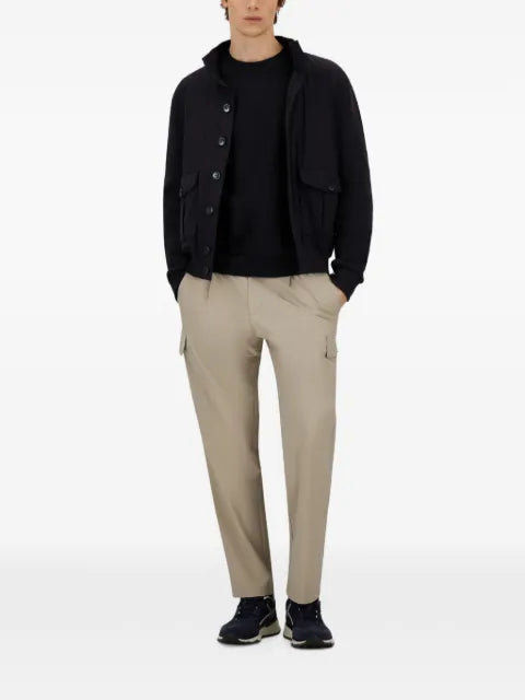 Herno button-fastening padded jacket