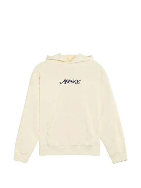 Awake NY logo-embroidered hoodie