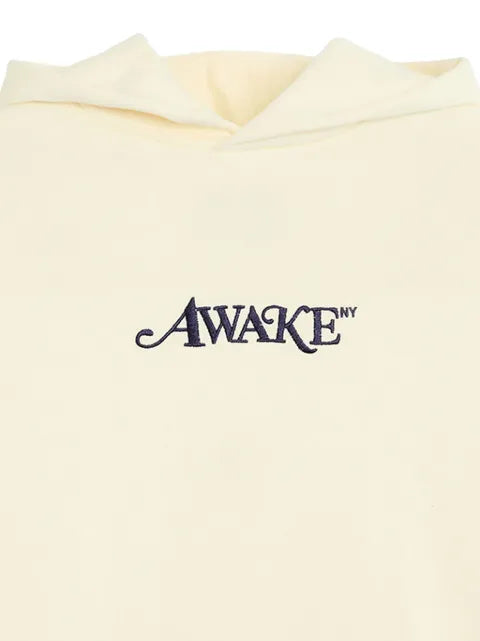 Awake NY logo-embroidered hoodie