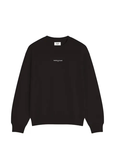 Maison Kitsuné logo-print cotton sweatshirt