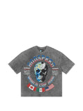 GODSPEED Planet Fútbol acid-wash T-shirt