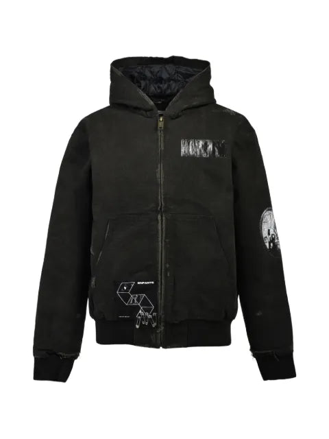 Enfants Riches Déprimés War Started patch-detail jacket