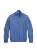 Polo Ralph Lauren mesh-knit cotton quarter-zip jumper