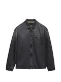 Prada black denim shirt