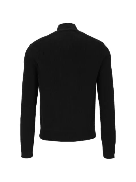 Moncler quilted panelled cardigan