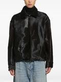 Giorgio Brato  elastic-waistband leather jacket