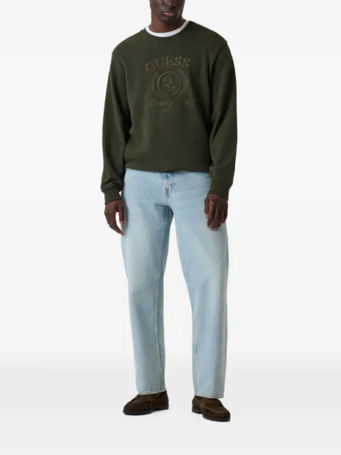 GUESS USA logo-embroidered sweatshirt