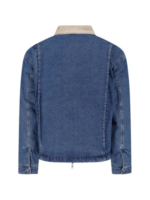 DICKIES corduroy-collar denim jacket