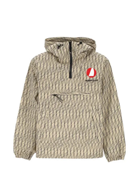 Murphy&Nye geometric-print hooded hoodie jacket
