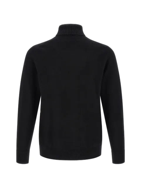 Ballantyne diamond intarsia turtleneck sweater