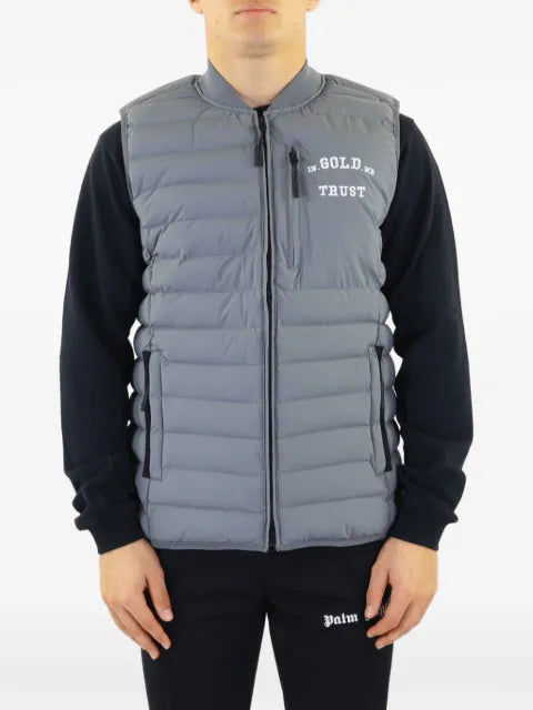 In Gold We Trust The Glory quilted gilet