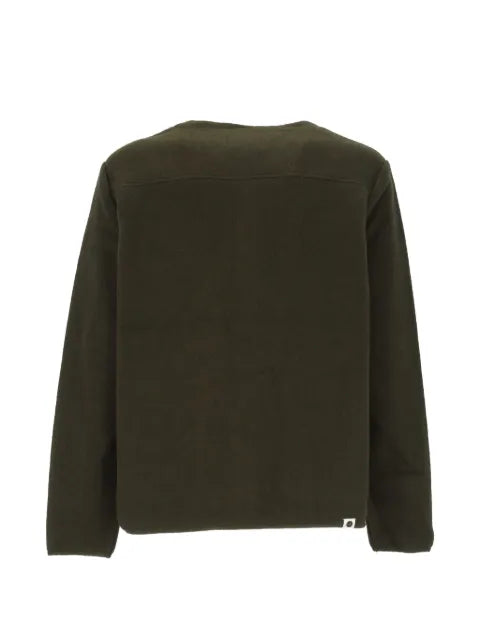 ANERKJENDT Aksigurd V-neck patch-pocket overshirt