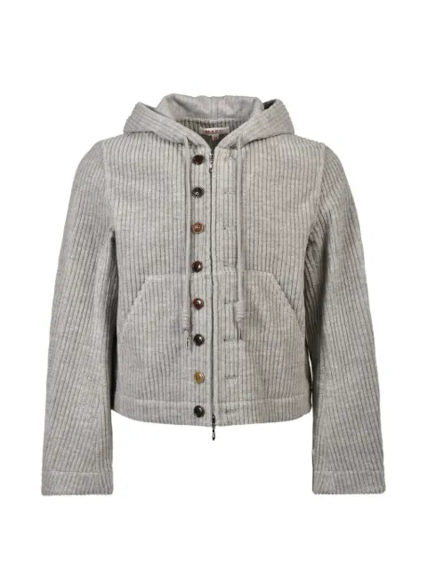 MASU corduroy hooded jacket
