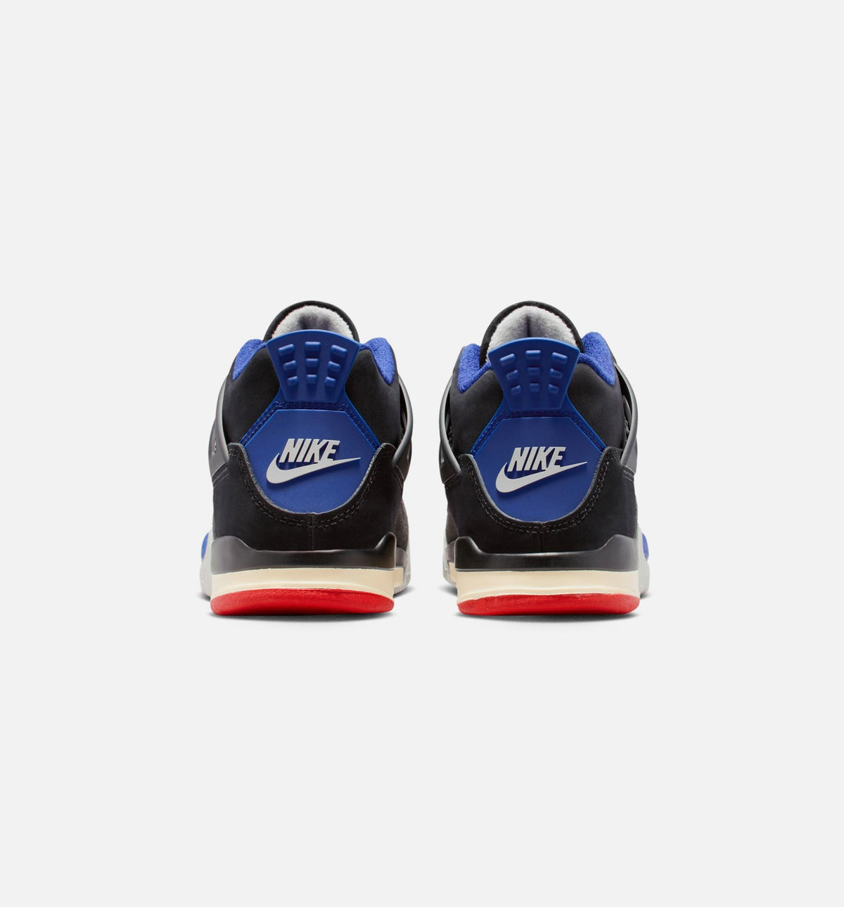 Air Jordan 4 Retro Rare Air – Preschool Lifestyle Shoe in Black/Fire Red/Deep Royal Blue