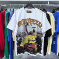 Godspeed T-shirts Racing Wins Scene Printed Cotton Casual Short Sleeves Men and Women