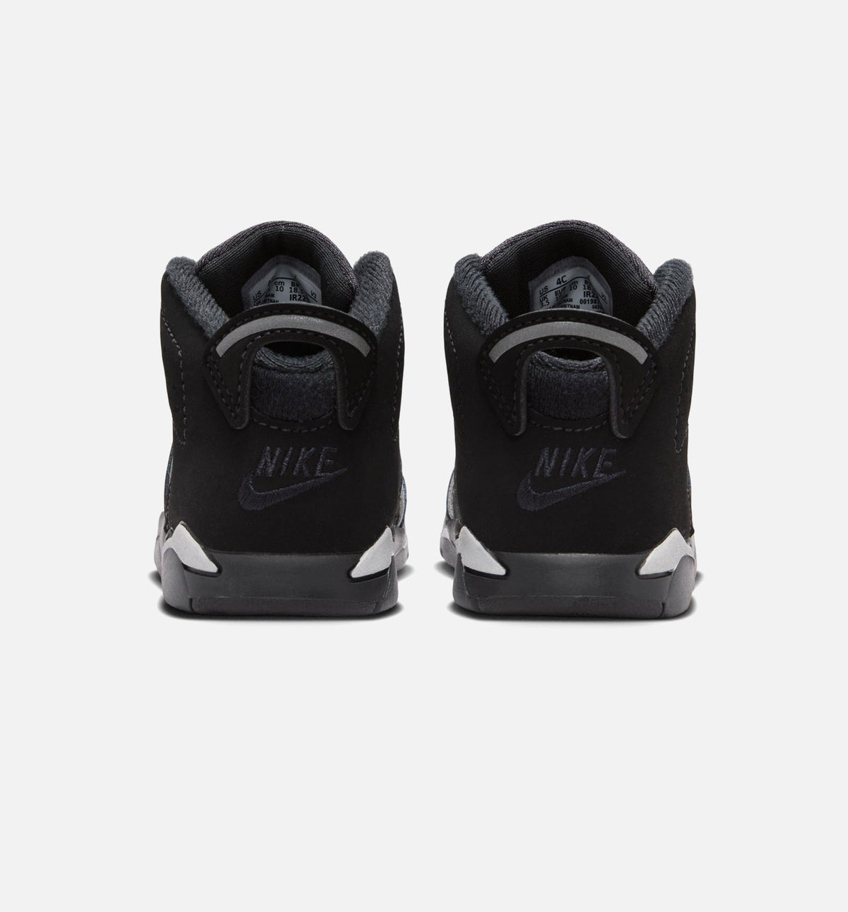 Air Jordan 6 Retro "Cap & Gown" Infant/Toddler Shoe – Black/Reflective Silver/Black