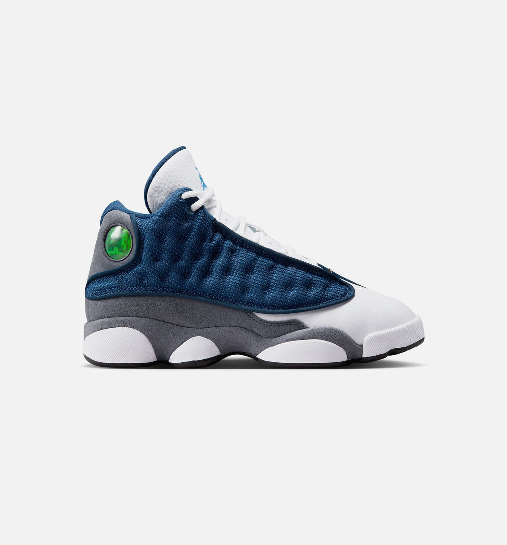 Air Jordan 13 Retro Navy Grade School Lifestyle Shoe - Navy/University Blue/Flint Grey/White