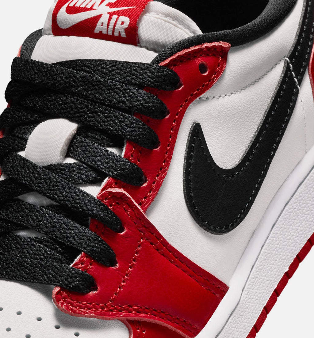 Air Jordan 1 Retro Low OG Chicago Grade School Lifestyle Shoes - Varsity Red/Black/Summit White