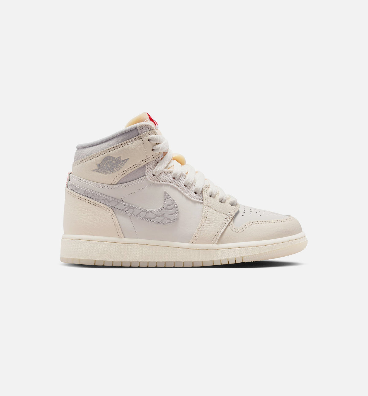 Air Jordan 1 Retro High OG Sail Grade School Lifestyle Shoes - Sail/University Red/Pale Ivory/Coconut Milk
