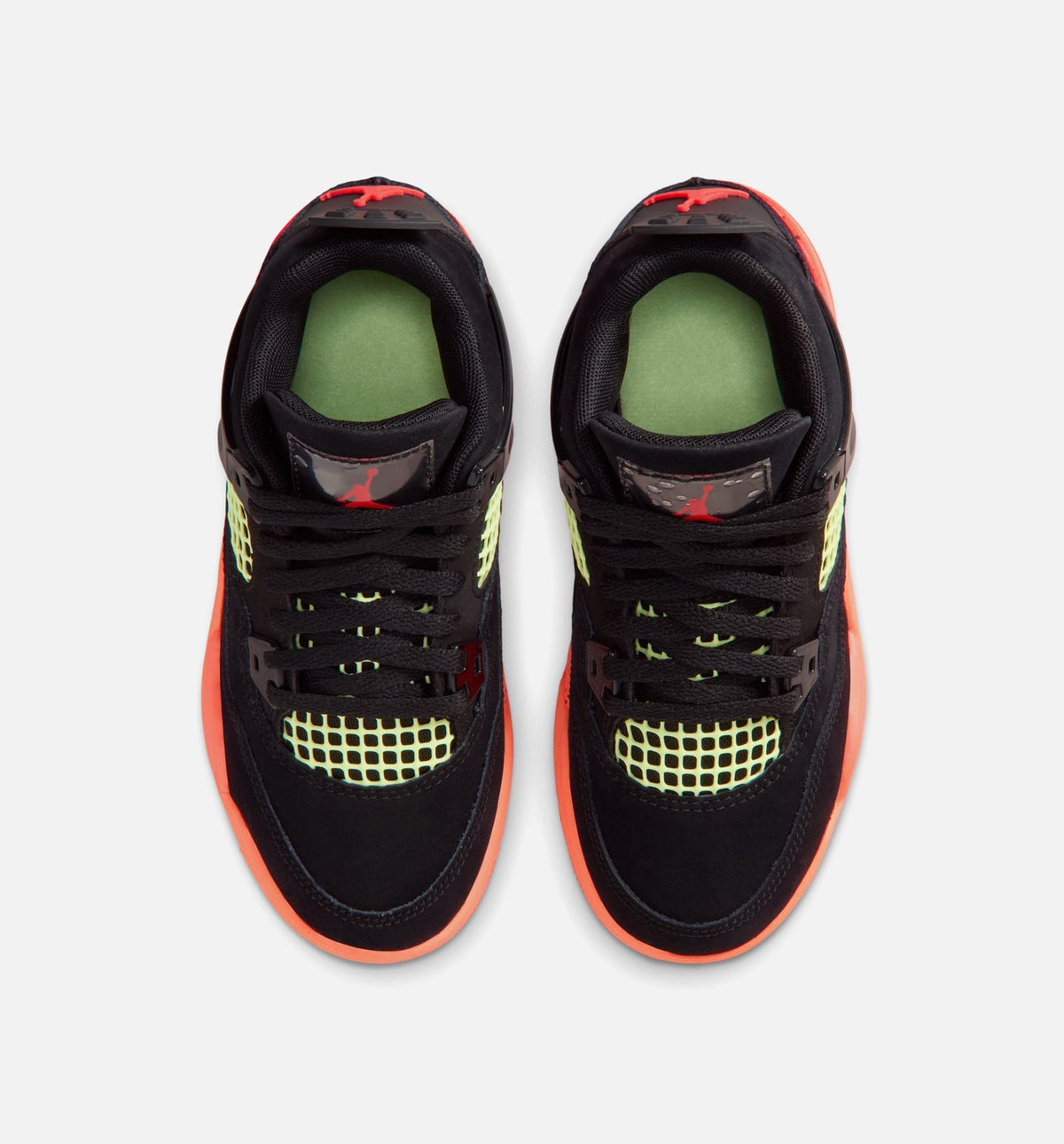 Air Jordan 4 Retro "Black Infrared 23" Little Kids' Shoe – Black/Infrared 23/Bright Mango