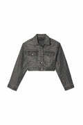 Twisted Hotfix Crop Jacket