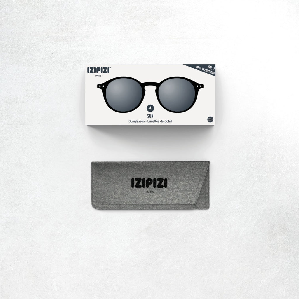 Izipizi Sun Glasses #D: Black Classic Grey  Lenses
